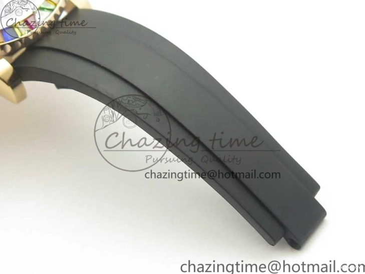 Noob Extra Edition (Free Black Strap) Yacht-Master Rubber 904L On Strap 116695SATS 40 Best 1:1 Case 1231